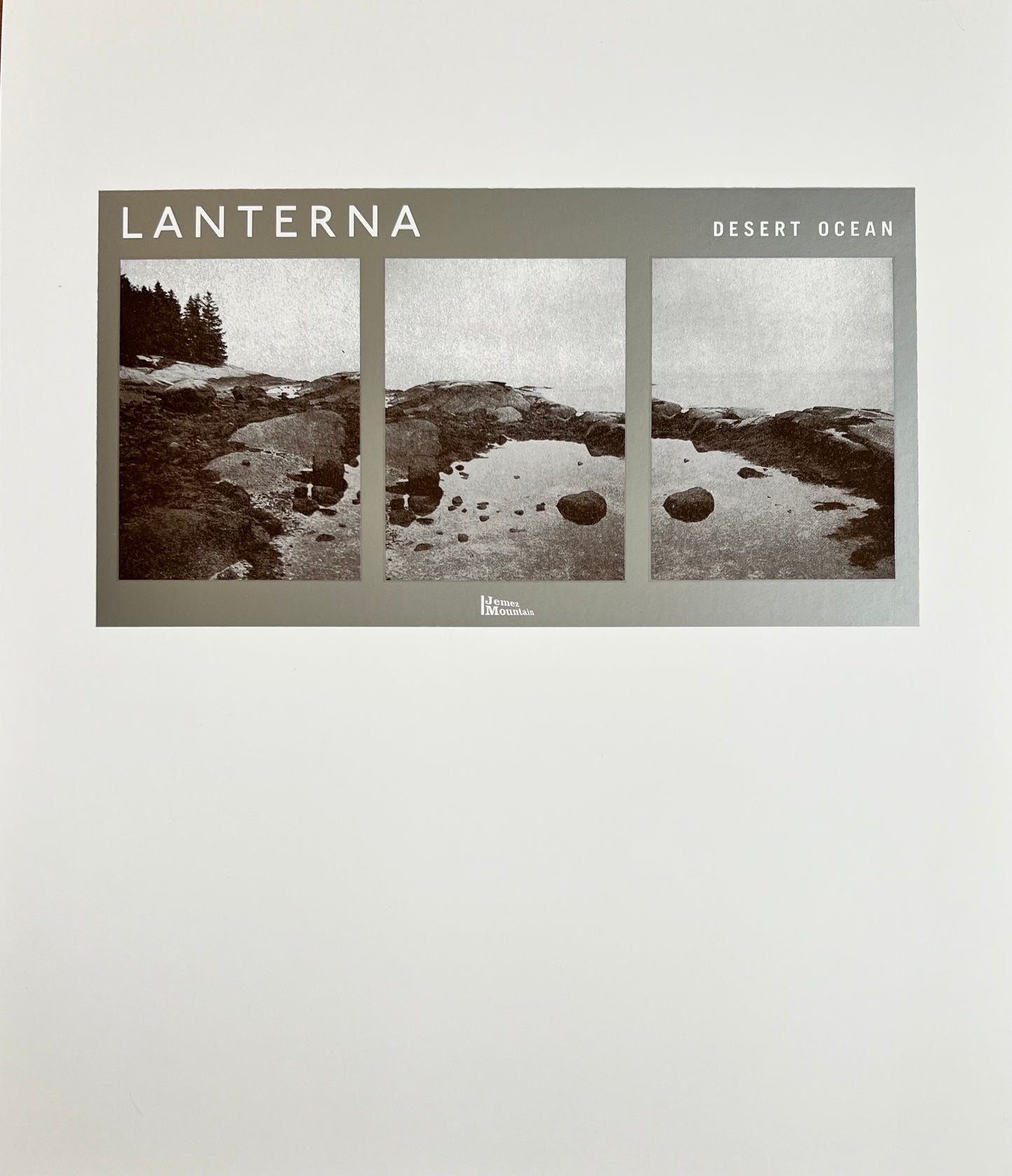 Lanterna - Desert Ocean - Silk Screened Limited Edition Poster (Free U.S. shipping)