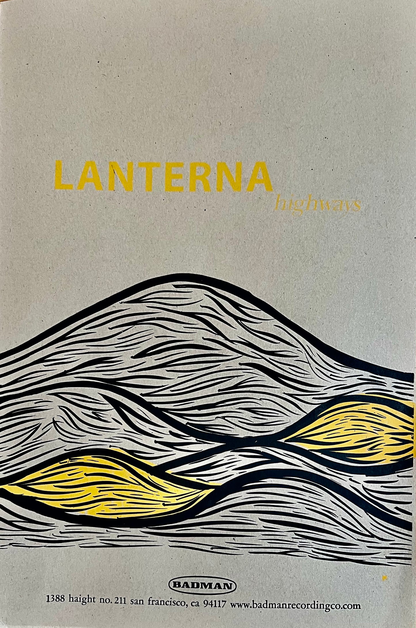 Lanterna - Highways Poster (Free U.S. shipping)